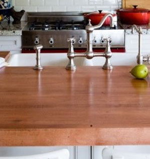 Butcher Block Counter